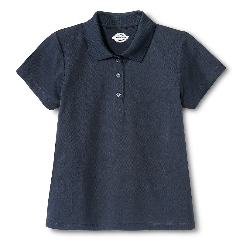 Dickies Girls' Performance Uniform Polo Shirt - Dark Navy S