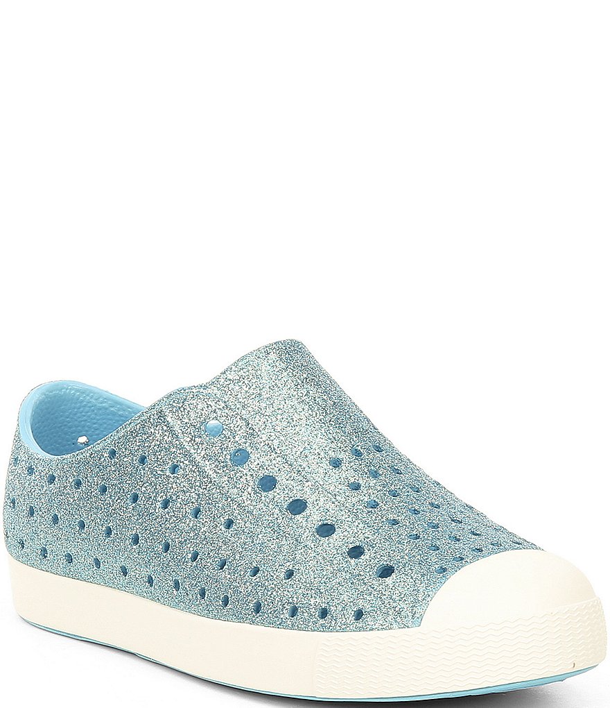 Native Girls' Jefferson Bling Glitter Slip-On Sneakers (Infant)