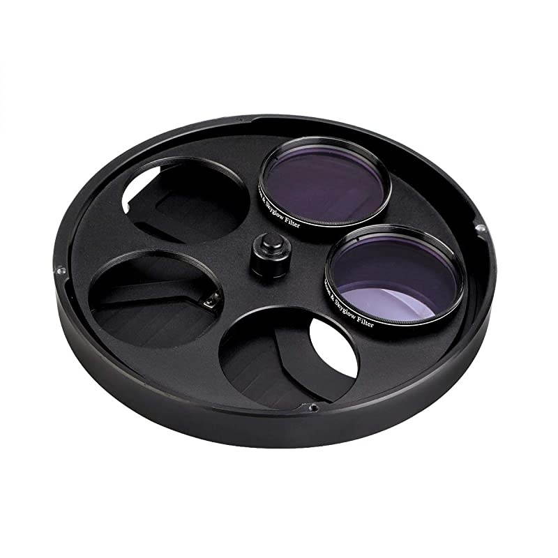 SV133 Filter Wheel Multiple 5 Position Filter Wheel for Telescope with 2 inches Eyepiece Adaptor Camera Adaptor and Locking Ring