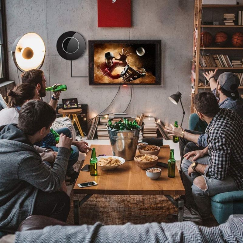 Amplified TV Antenna, Indoor Digital Antenna Long up to 250 Miles Range Support 4K 1080P and All Older TV's HDTV Antenna with Signal Booster,17ft Coax Cable