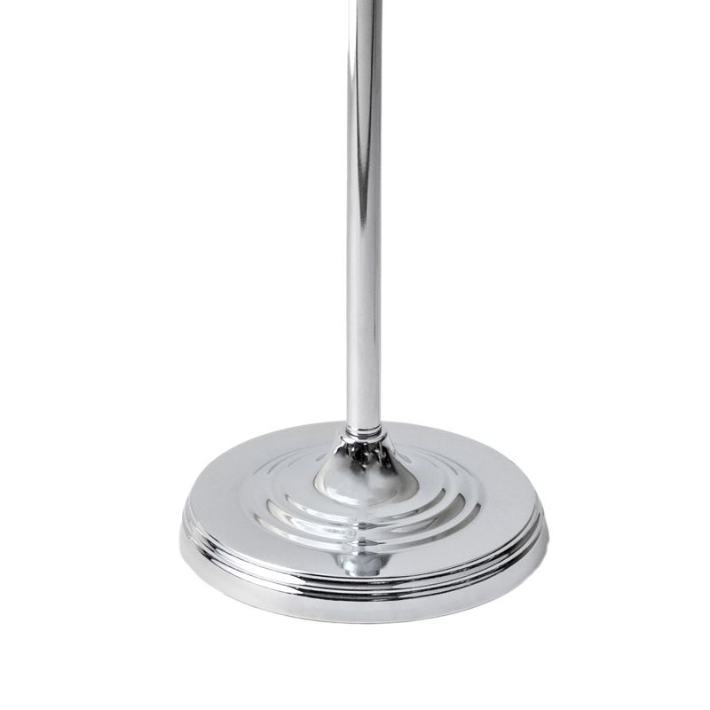 nuLOOM Bridgeton 63" Crystal Floor Lamp Lighting - Silver 63" H x 16" W x 16" D