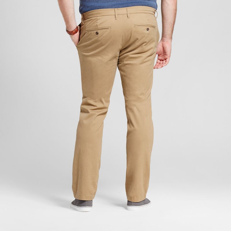 Men's Big & Tall Slim Fit Hennepin Chino Pants - Goodfellow & Co™ Sculptural Tan 46x30