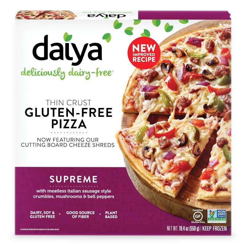 Daiya Dairy-Free Supreme Frozen Pizza - 19.4oz