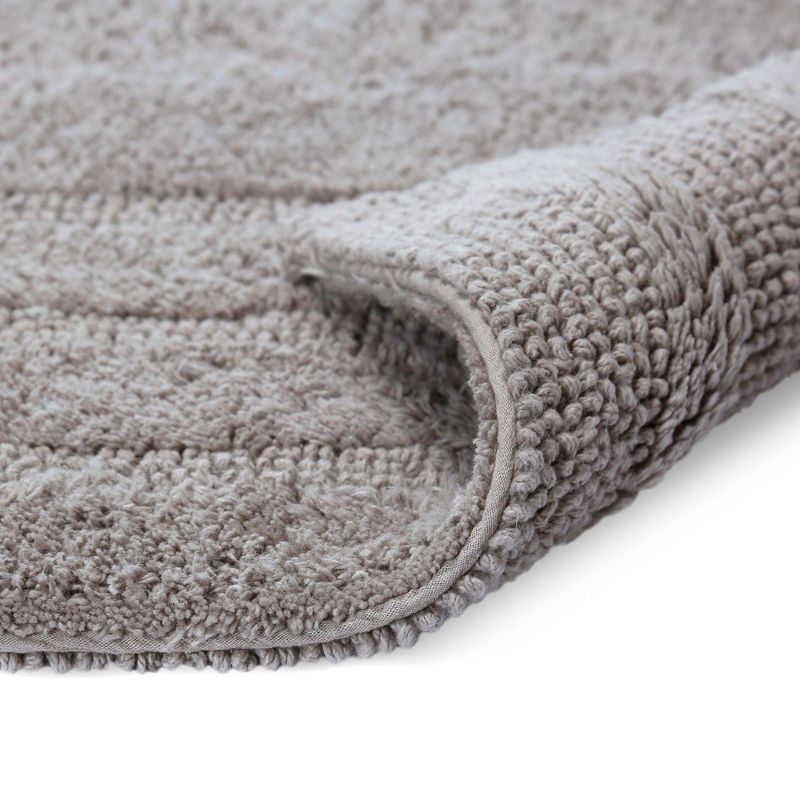 2pc Newton Oasis Bath Mat Set Gray - Nicole Miller