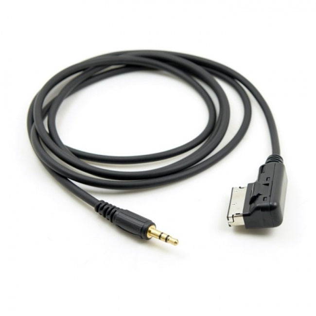 Cablecc Media In AMI MDI to Stereo 3.5mm Audio Aux Adapter Cable For Car Mercedes Benz & iPhone & Cell Phone