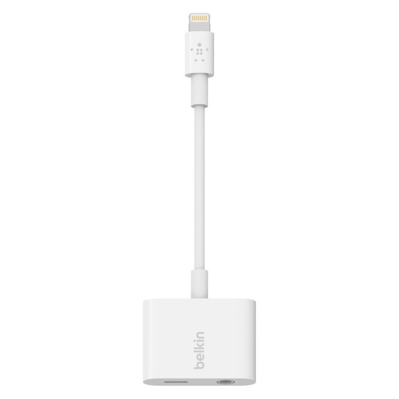 Belkin 3.5mm Audio + Charge RockStar Adapter - White