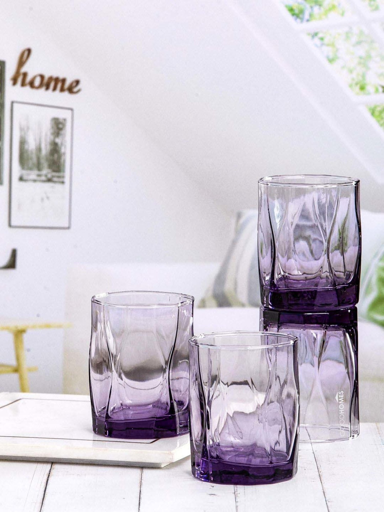 Goodhomes Transparent Glass Tumbler (0.3 L) - Set of 6