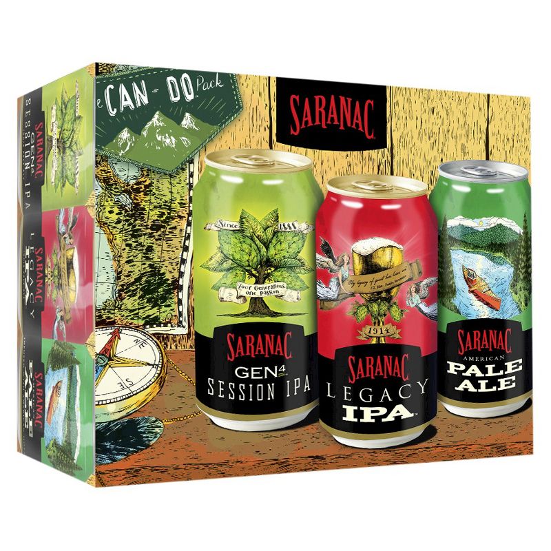 Saranac Can Do Beer Variety Pack - 12pk/12 fl oz Cans