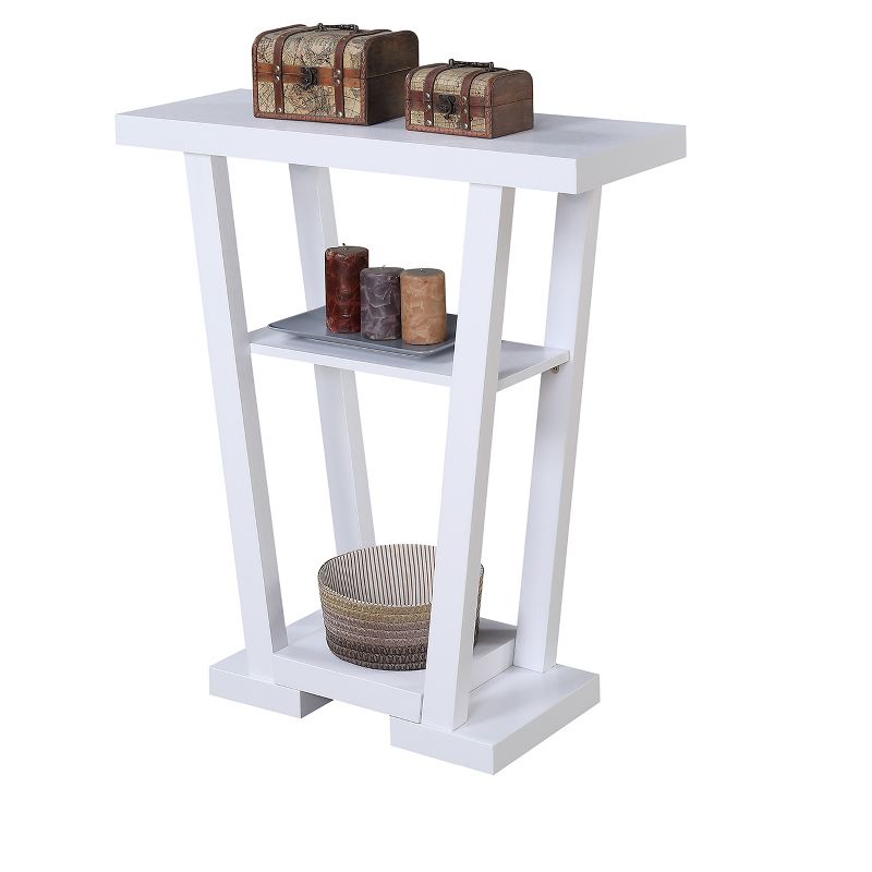 Newport V Console White - Breighton Home