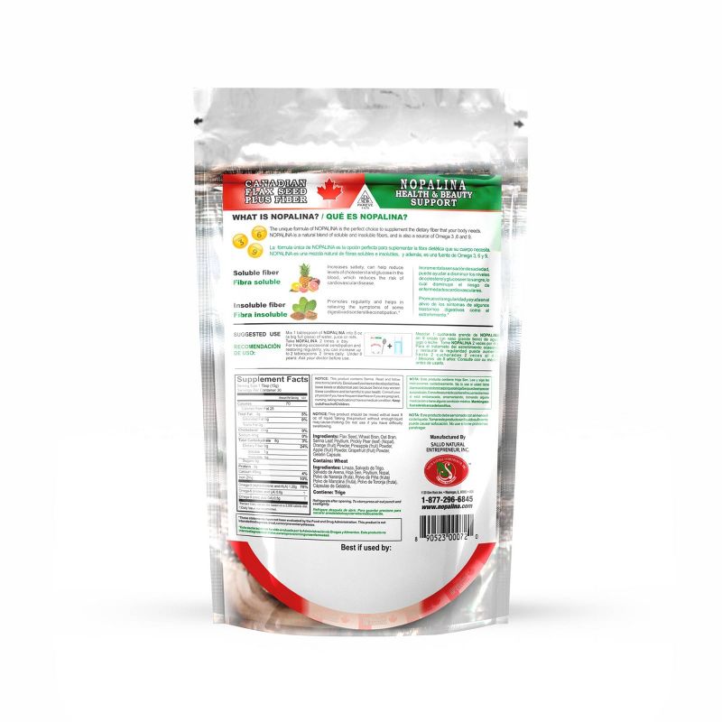 Nopalina Flax Seed Plus Fiber Dietary Supplement - 16oz