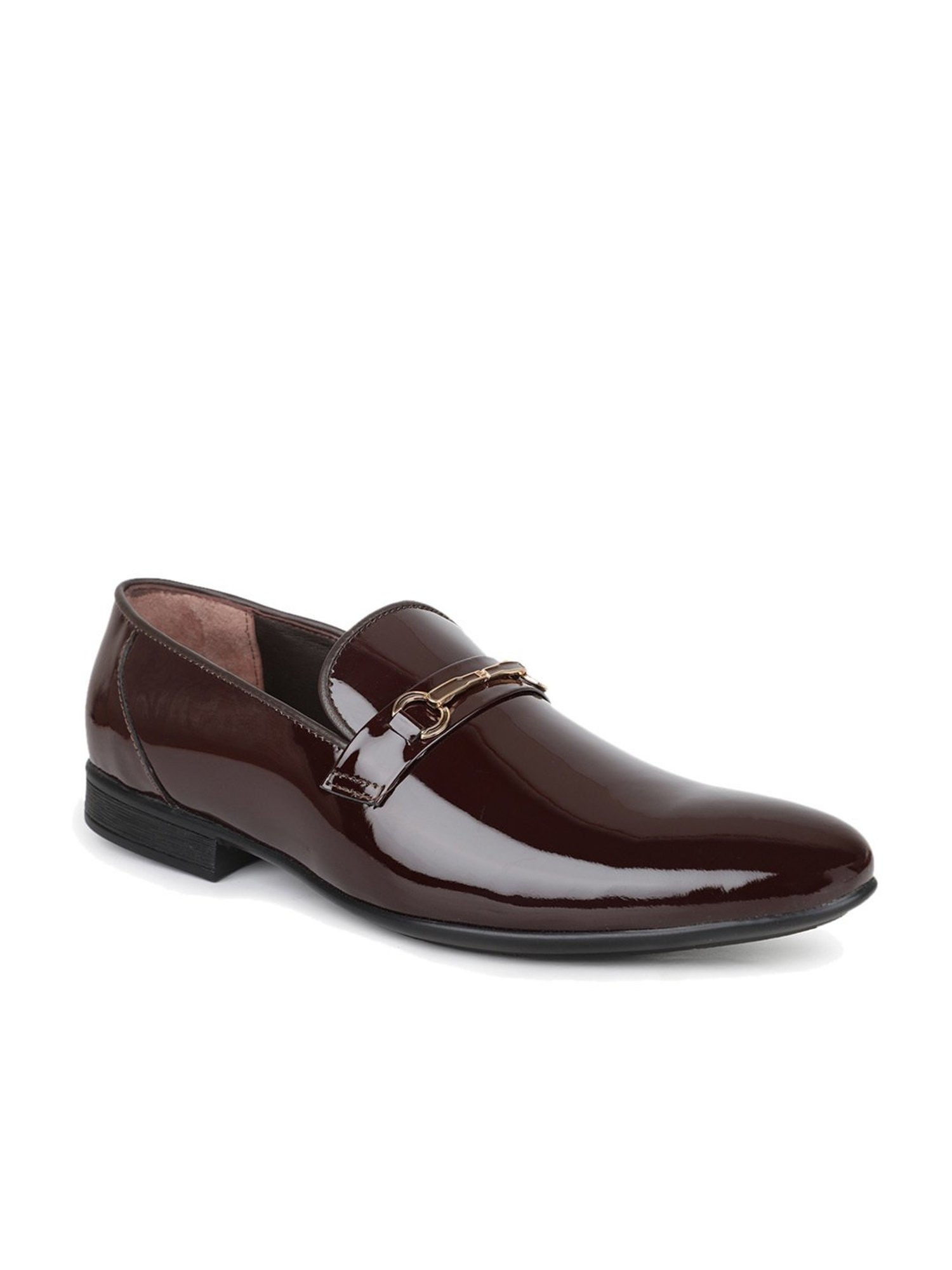 Privo Men's Maroon Formal Loafers