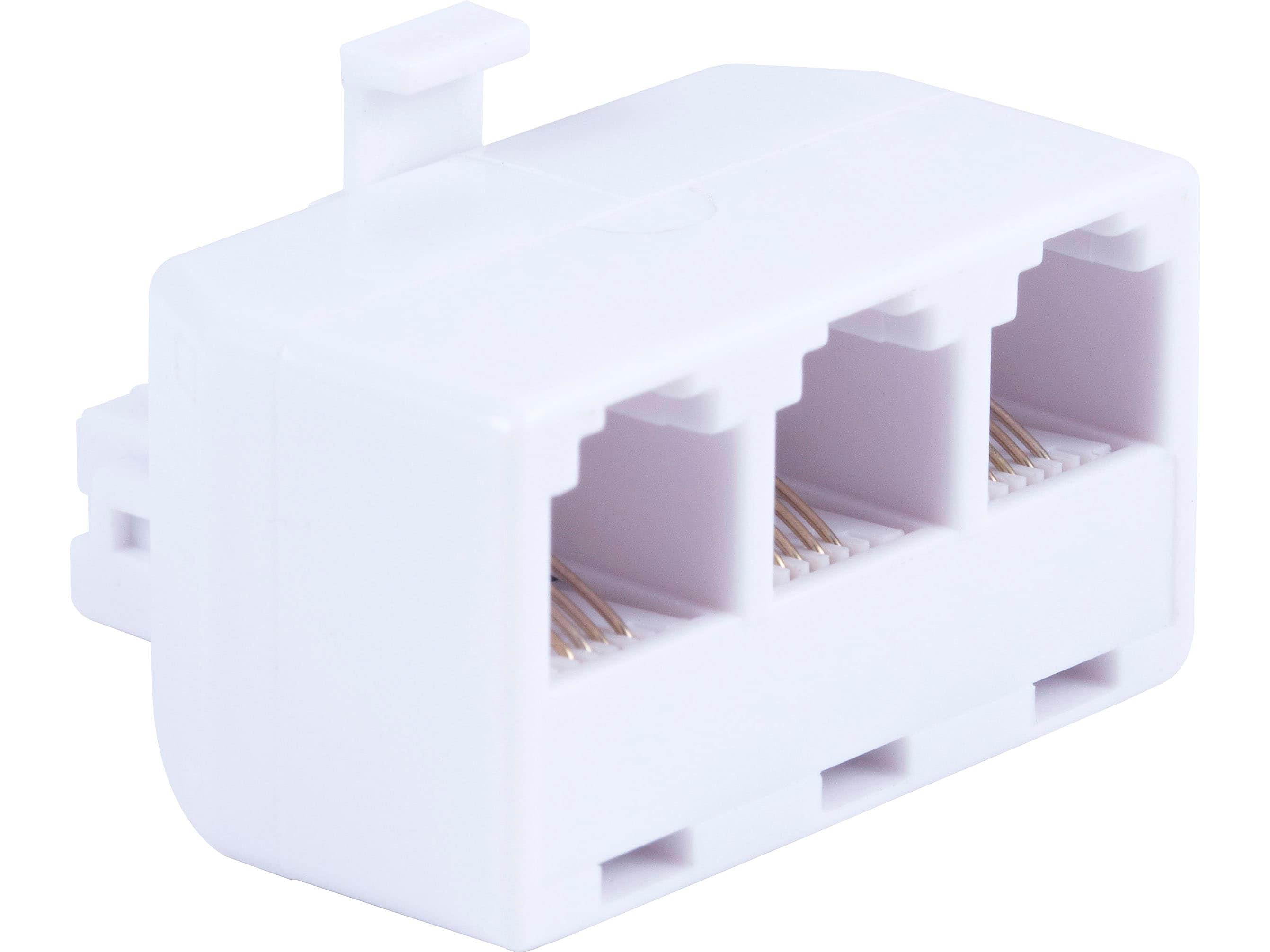 GE 76160 Triplex Adapter, White 76160999/86534
