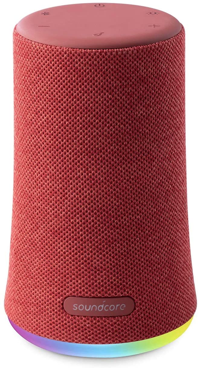 Anker Soundcore Flare Mini Bluetooth Speaker, Outdoor Bluetooth Speaker, IPX7 Waterproof for Outdoor Parties, LED Show with 360&deg; Sound and BassUp technology