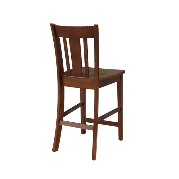 International Concepts S581-102 San Remo Counterheight Stool - 24'' SH Espresso