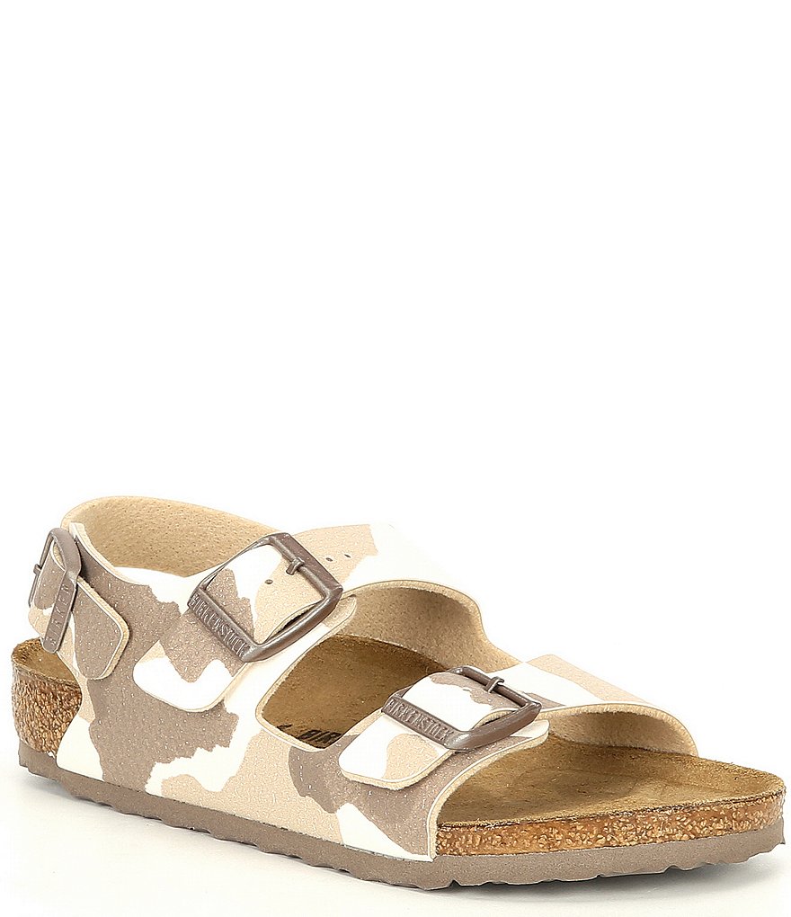 Birkenstock Kids' Milano Birko Flor&reg; Backstrap Camo Sandals (Youth)
