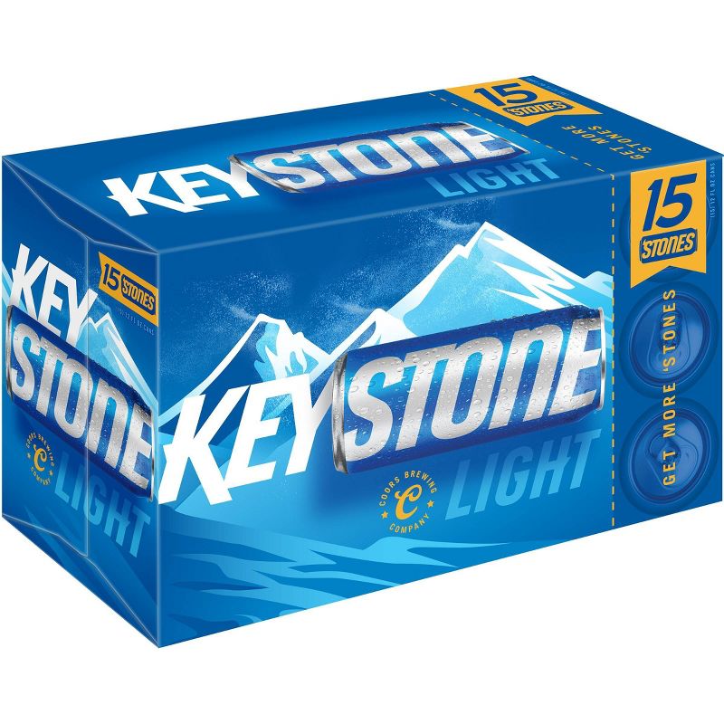 Keystone Light Beer - 15pk/12 fl oz Cans