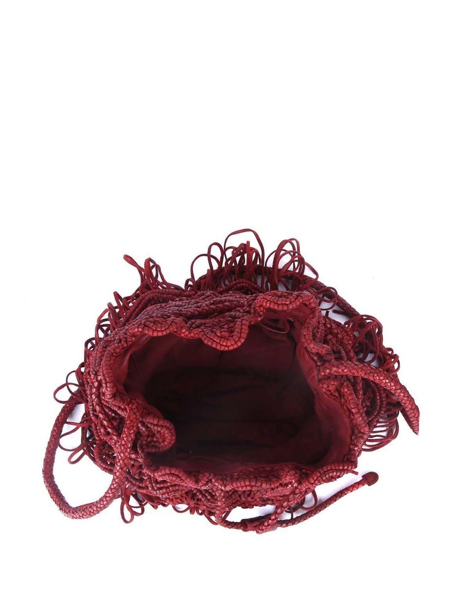 KOMPANERO Red Textured Medium Sling Handbag