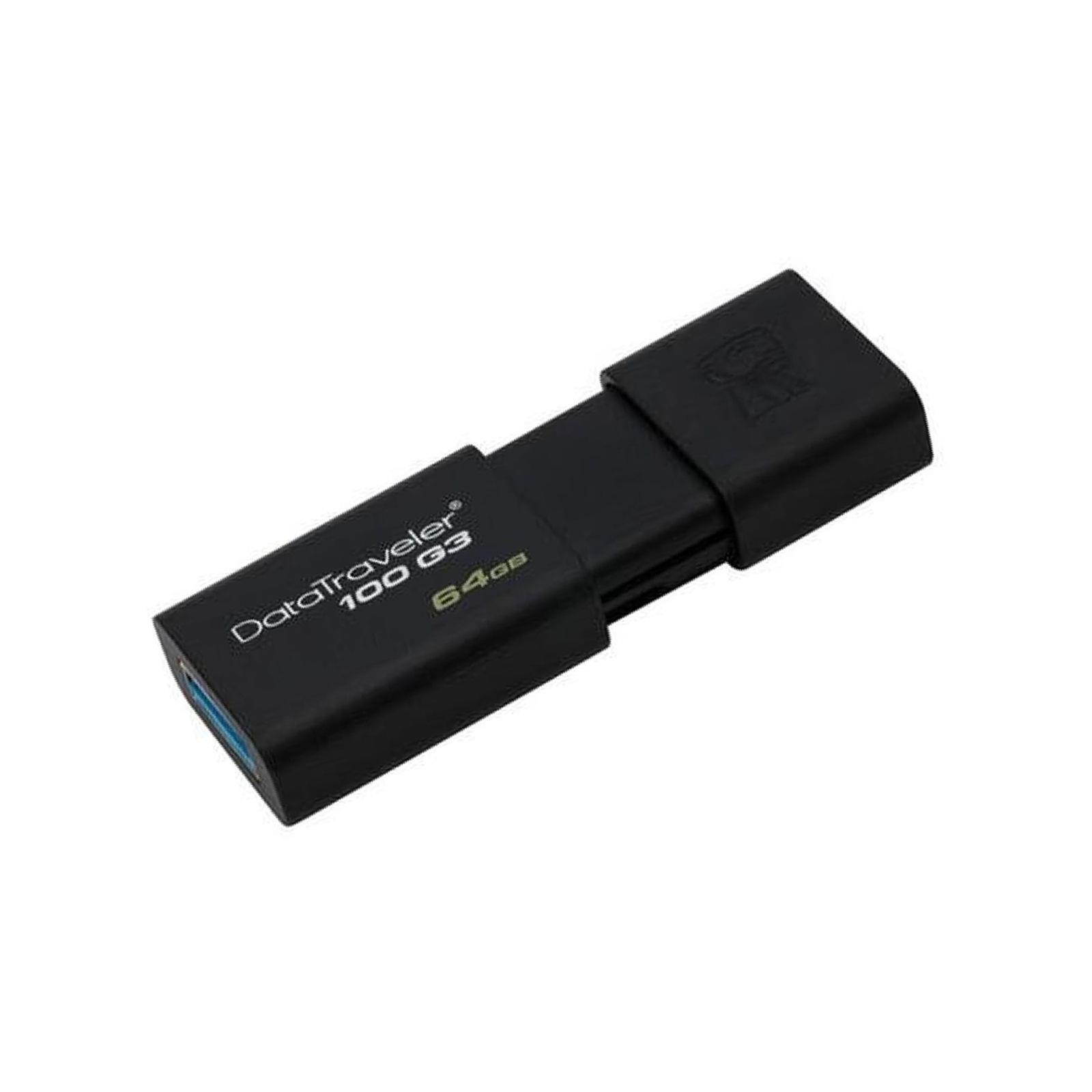 Kingston Digital 64GB 100 G3 USB 3.0 DataTraveler (DT100G3/64GB)