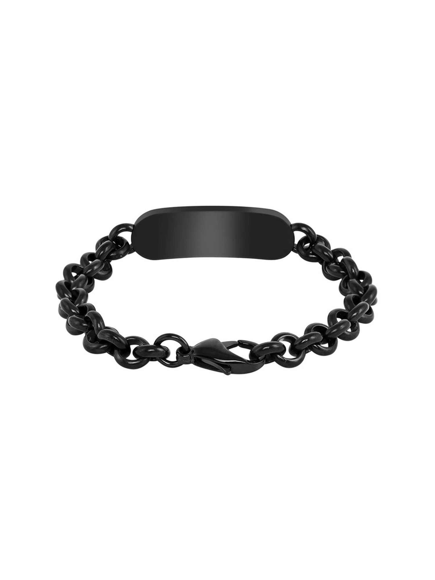 Police Classic Black Onset Bracelet for Men