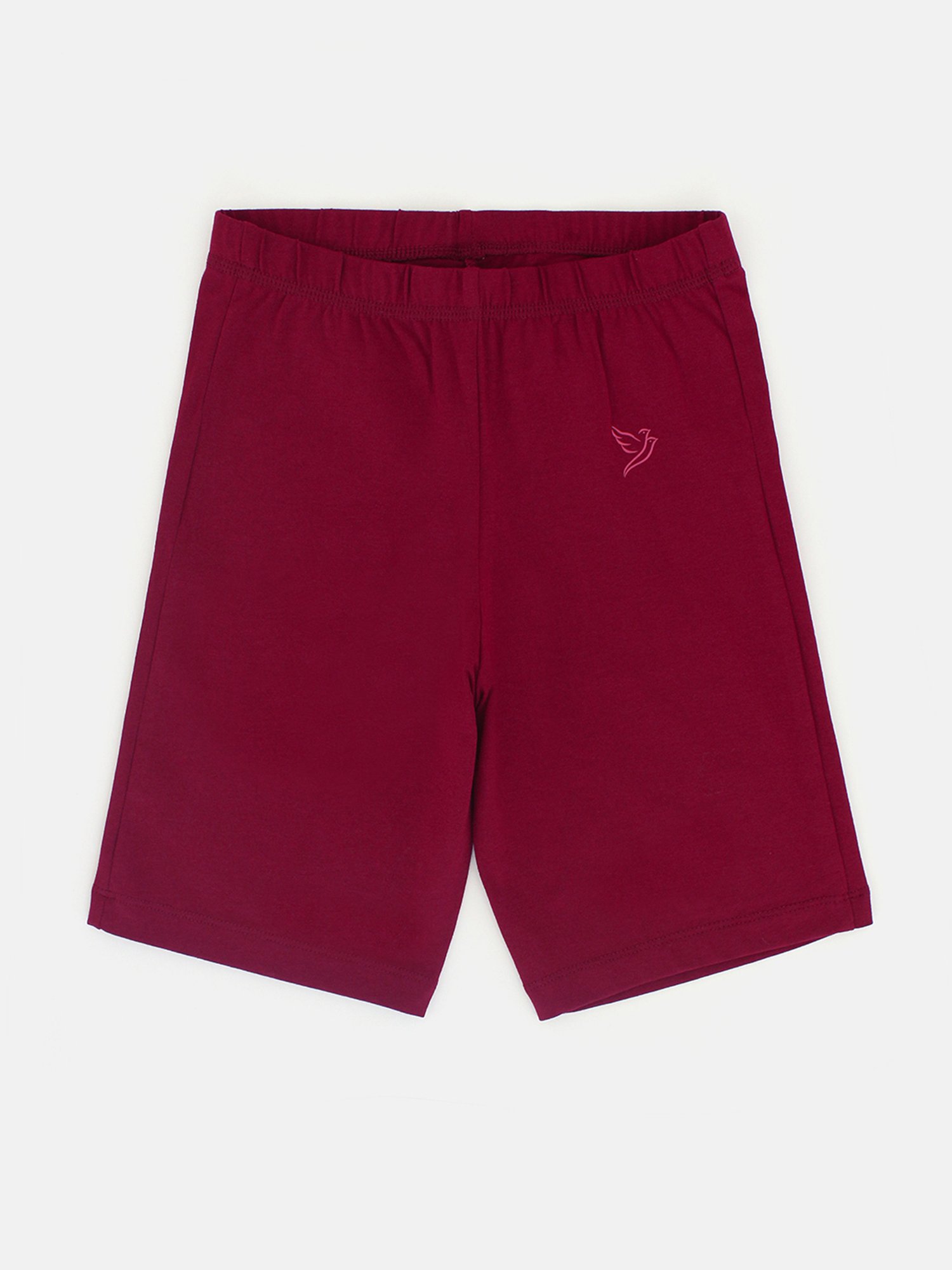 TWIN BIRDS Kids Maroon Solid Shorts (Pack Of 3)