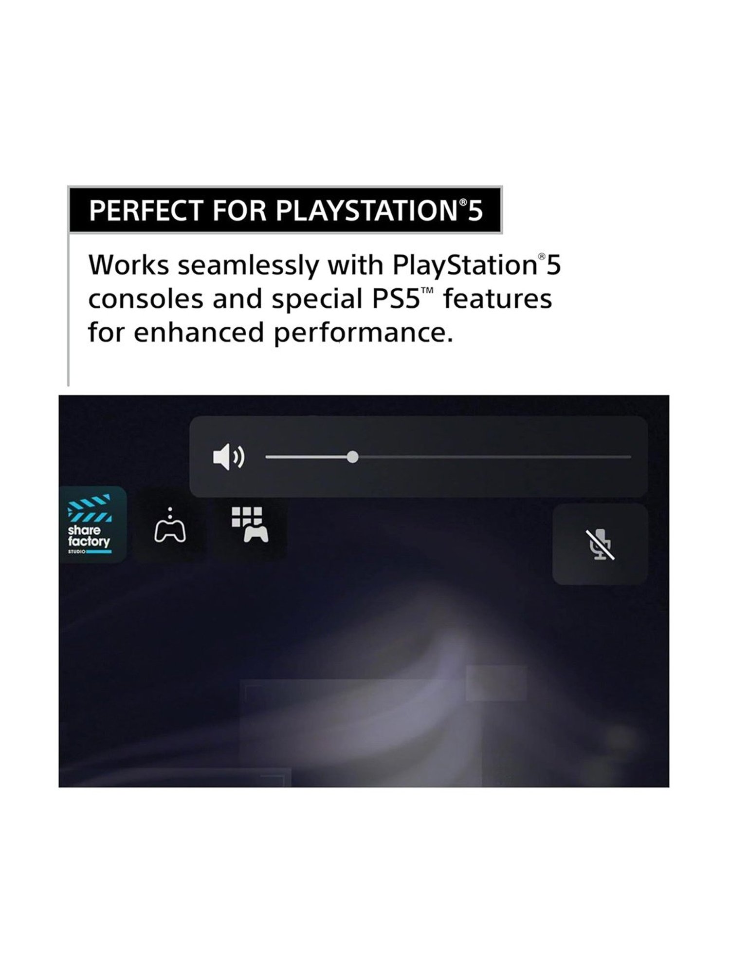 Sony INZONE H9 Wireless Gaming Over Ear Headphones (Black)