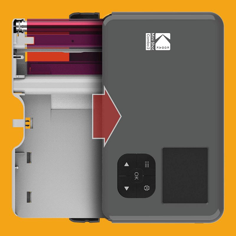 Kodak 4PASS 2.1"x3.4" Cartridge, All-in-One Paper and Color Ribbon Cartridge Refill | 60 Pack