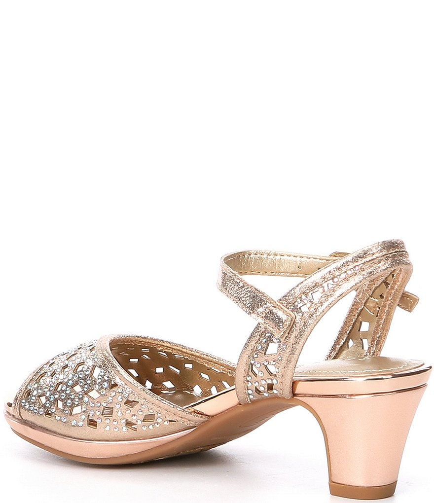 Copper Key Girls' Flutterr Jeweled Dress Sandals (Youth)