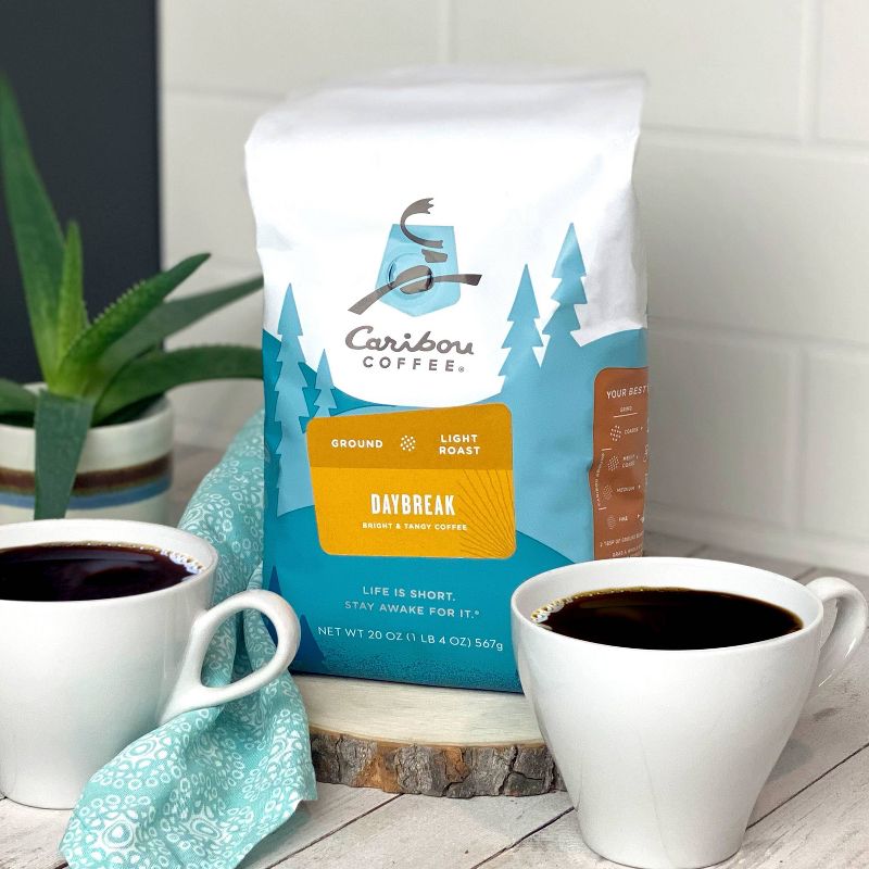 Caribou Coffee Daybreak Light Roast Ground Coffee - 20oz