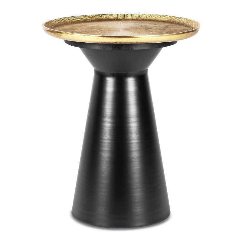 Malique Side Table Antique Brass - Poly & Bark