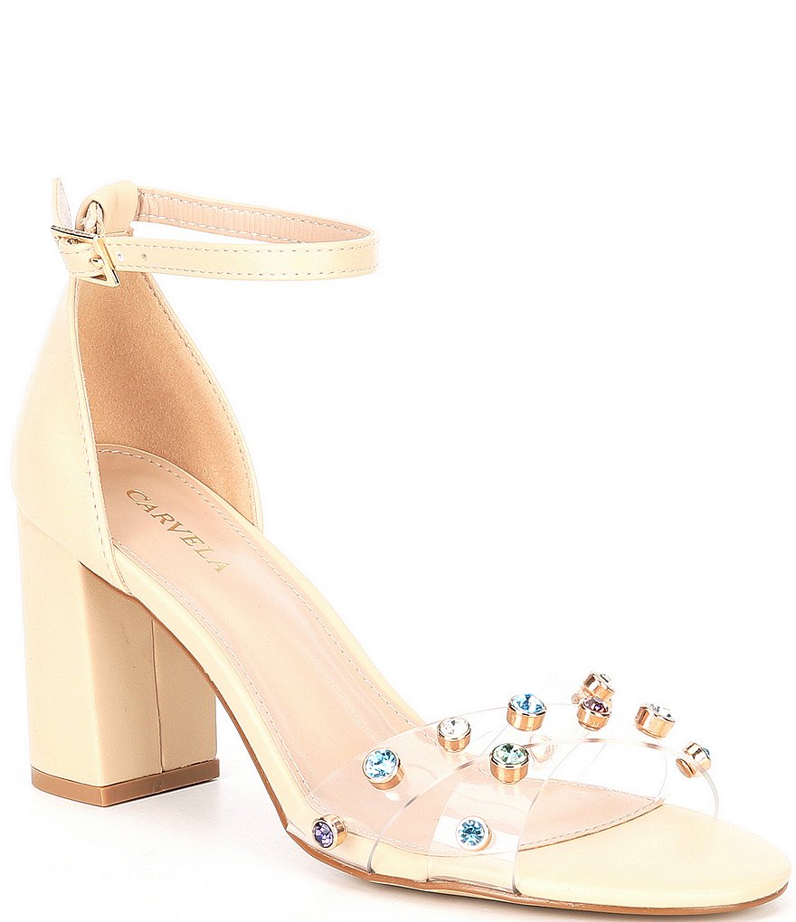 Carvela Kick Clear Vinyl Dress Sandals
