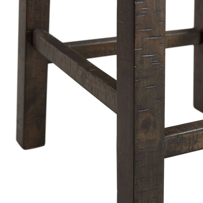 Stanford Multipurpose Bar Dining Table Set Smokey Walnut - Picket House Furnishings