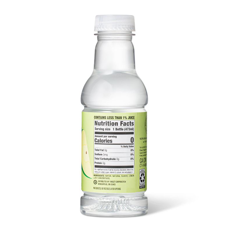 Green Apple Flavored Water - 16 fl oz Bottle - Good & Gather™
