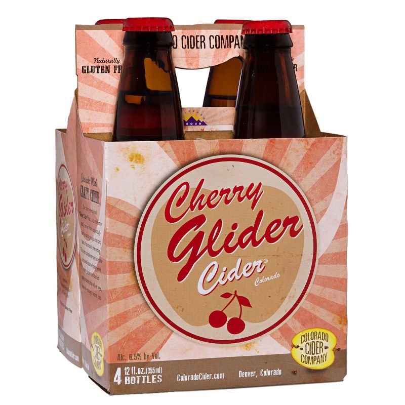 Colorado Cherry Glider Hard Cider - 4pk/12 fl oz Bottles