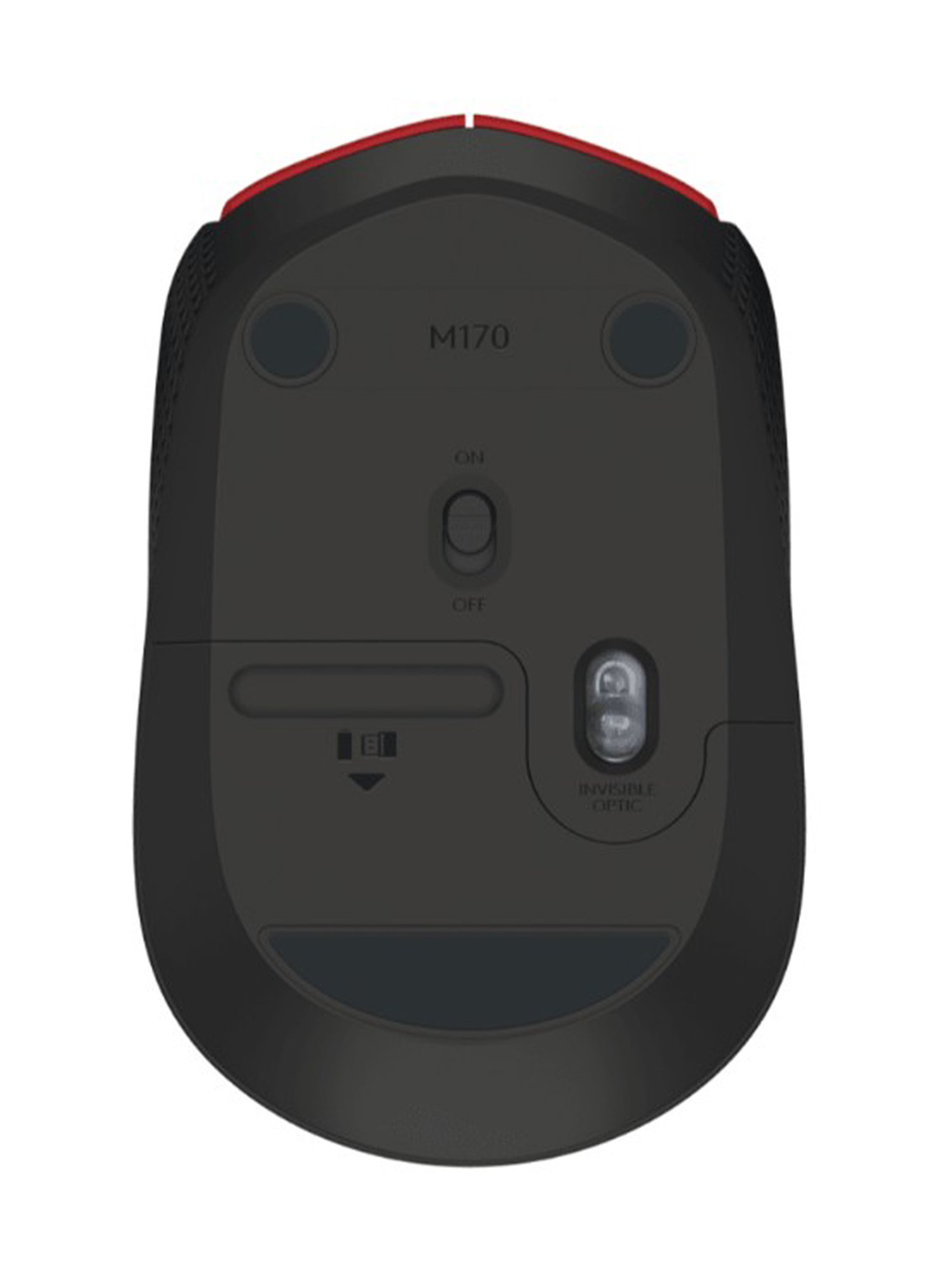 Logitech M171 Wireless Mouse with Smooth Control (Red)