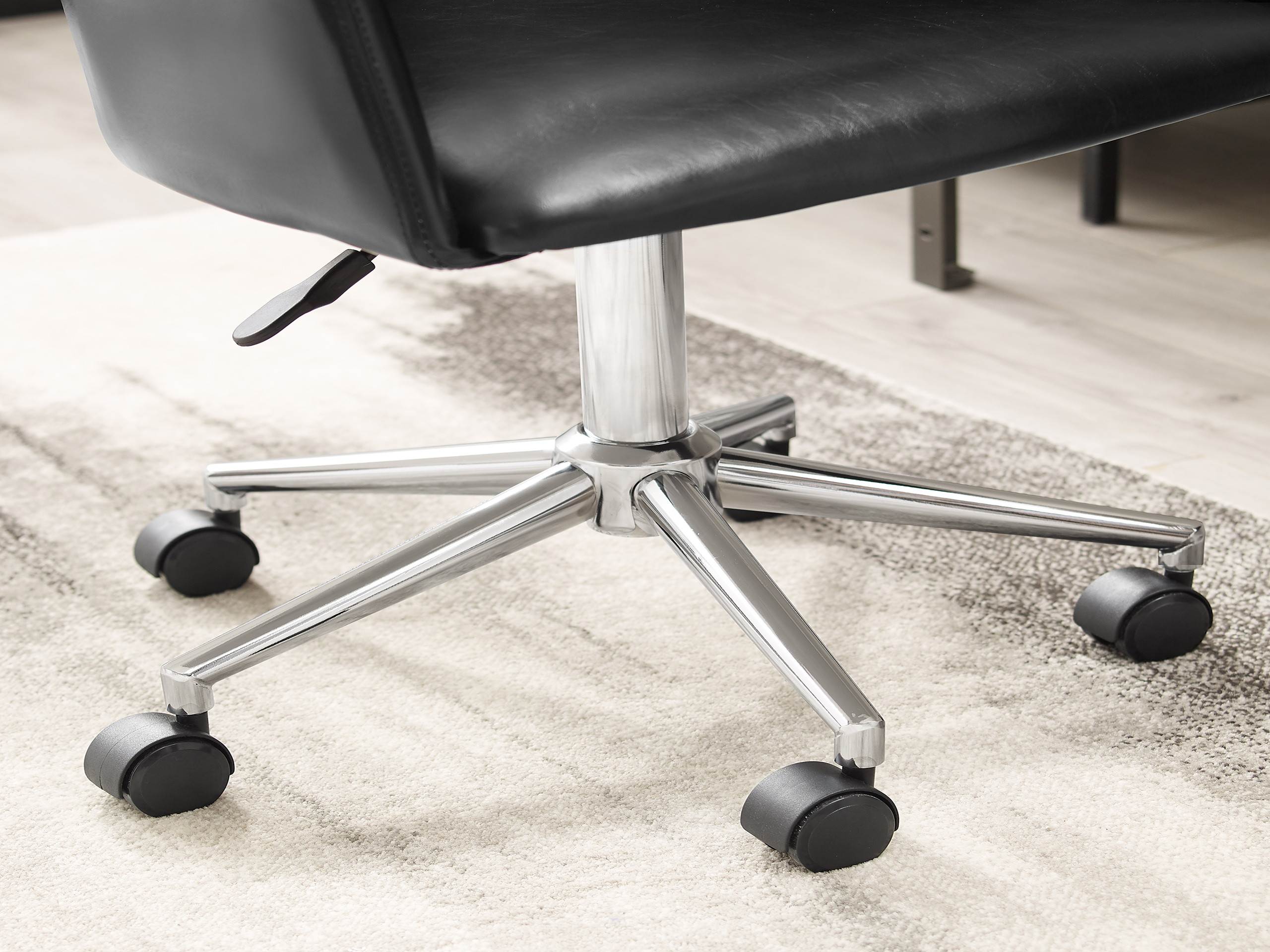 Art Leon Modern Adjustable Height Computer Desk Chair With Swivel Base For Home  Office