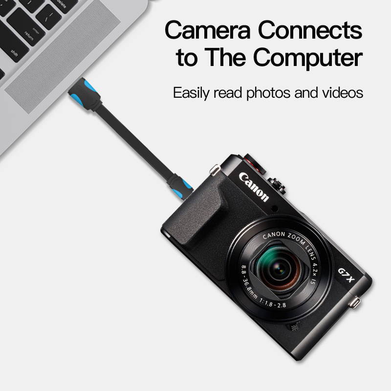 Vention Mini USB Cable USB 2.0 Type A to Mini B Cable Data Charging Cord Compatible for PS3 Controller, Phone, MP3 Player, Dash Cam, Digital Camera, GPS Receiver,GoPro HERO4 Hero 3+