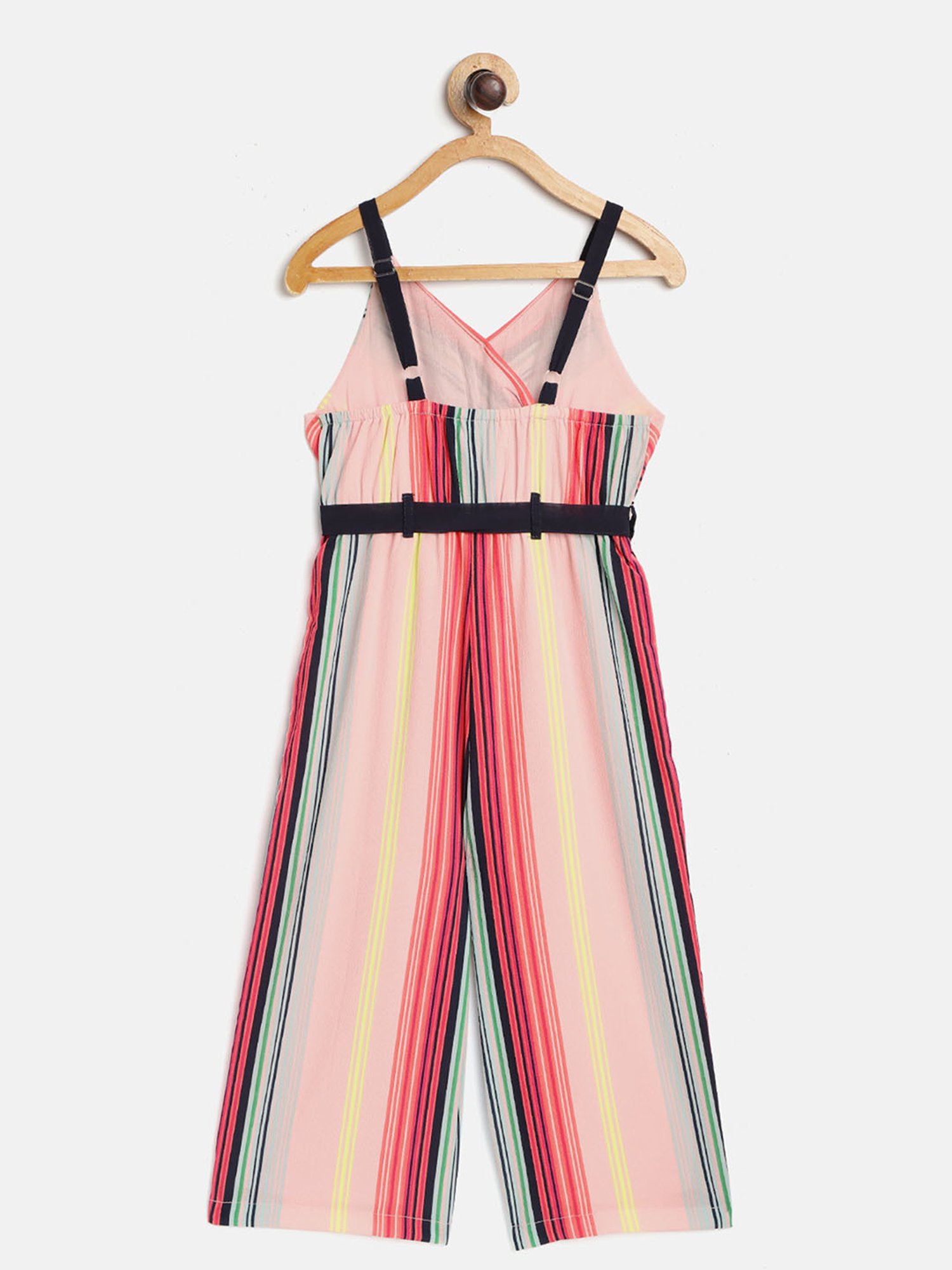 Nauti Nati Kids Multicolor Striped Jumpsuit