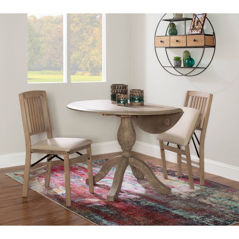 Torino Dining Tables Rustic Brown - Linon