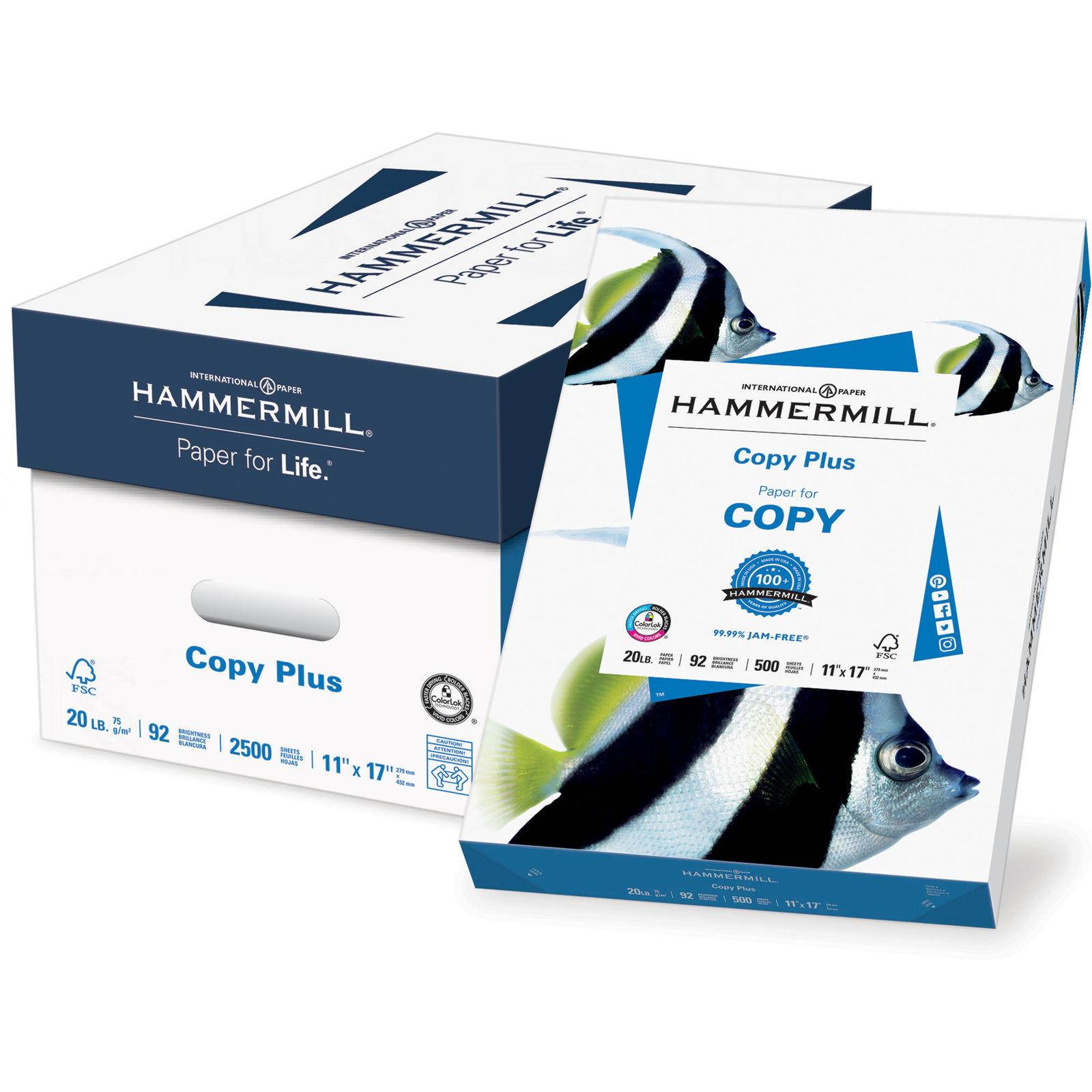 Hammermill Copy Plus Copy Paper - For Inkjet Print - Ledger/tabloid (ham105023)