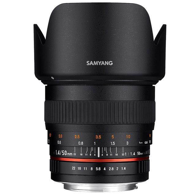 Samyang 50mm F1.4, Manual Focus Lens for Sony E Mount #SY50M-E