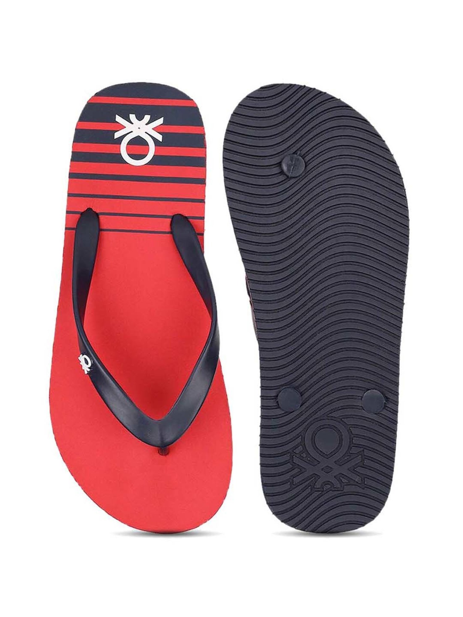 United Colors of Benetton Men's Navy Flip Flops