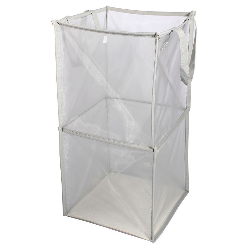Mesh Spiral Hamper Gray - Room Essentials™