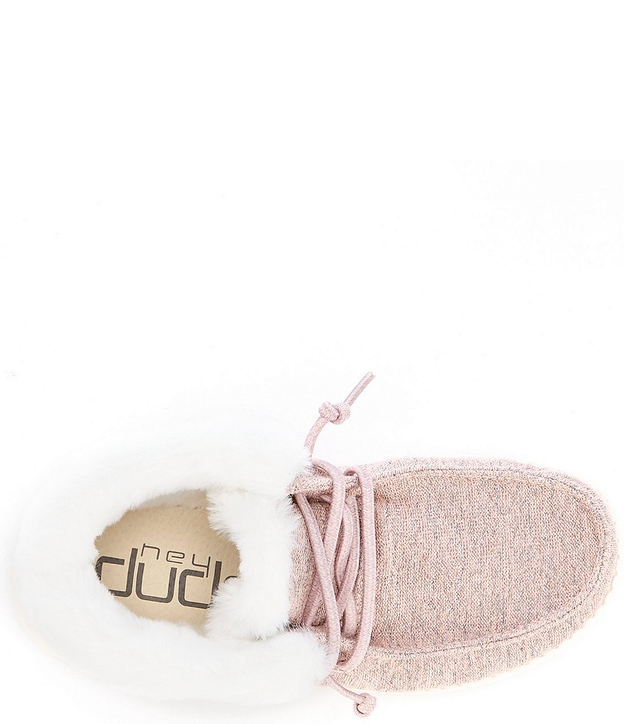 Hey Dude Girls' Britt Synthetic Fur Slip-On Washable Boots (Toddler)