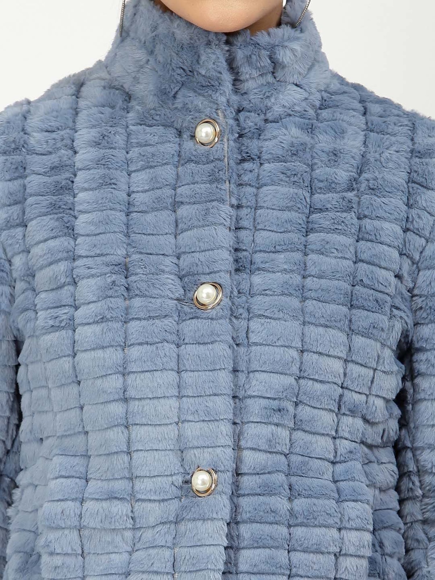 Juelle Blue Casual Jacket