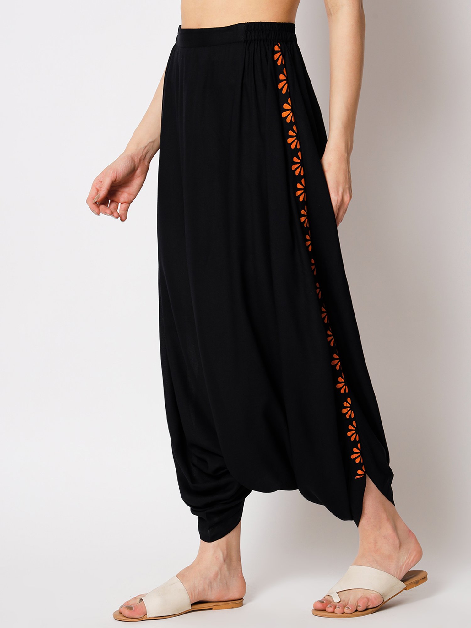 9rasa Black Printed Salwar