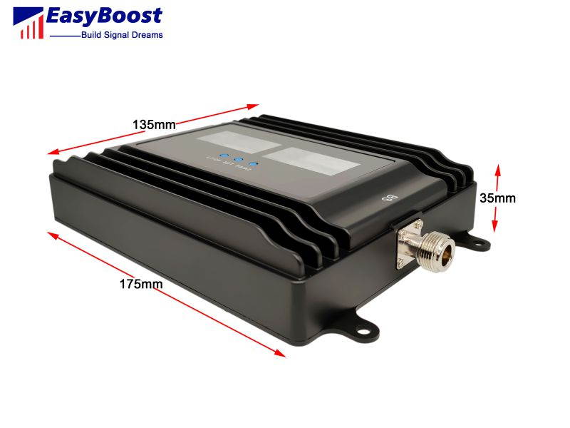 FCC approval 2G 3G 4G Signal Booster Work For AT&T T-Mobile Verizon Sprint With TWO Digital LCD Coverage Up To 12000 Sq ft With All Needed Antennas And Cables