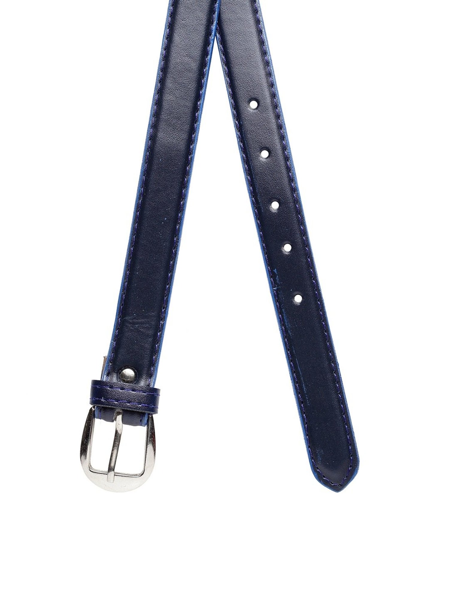 Apsis Navy PU Waist Belt for Women