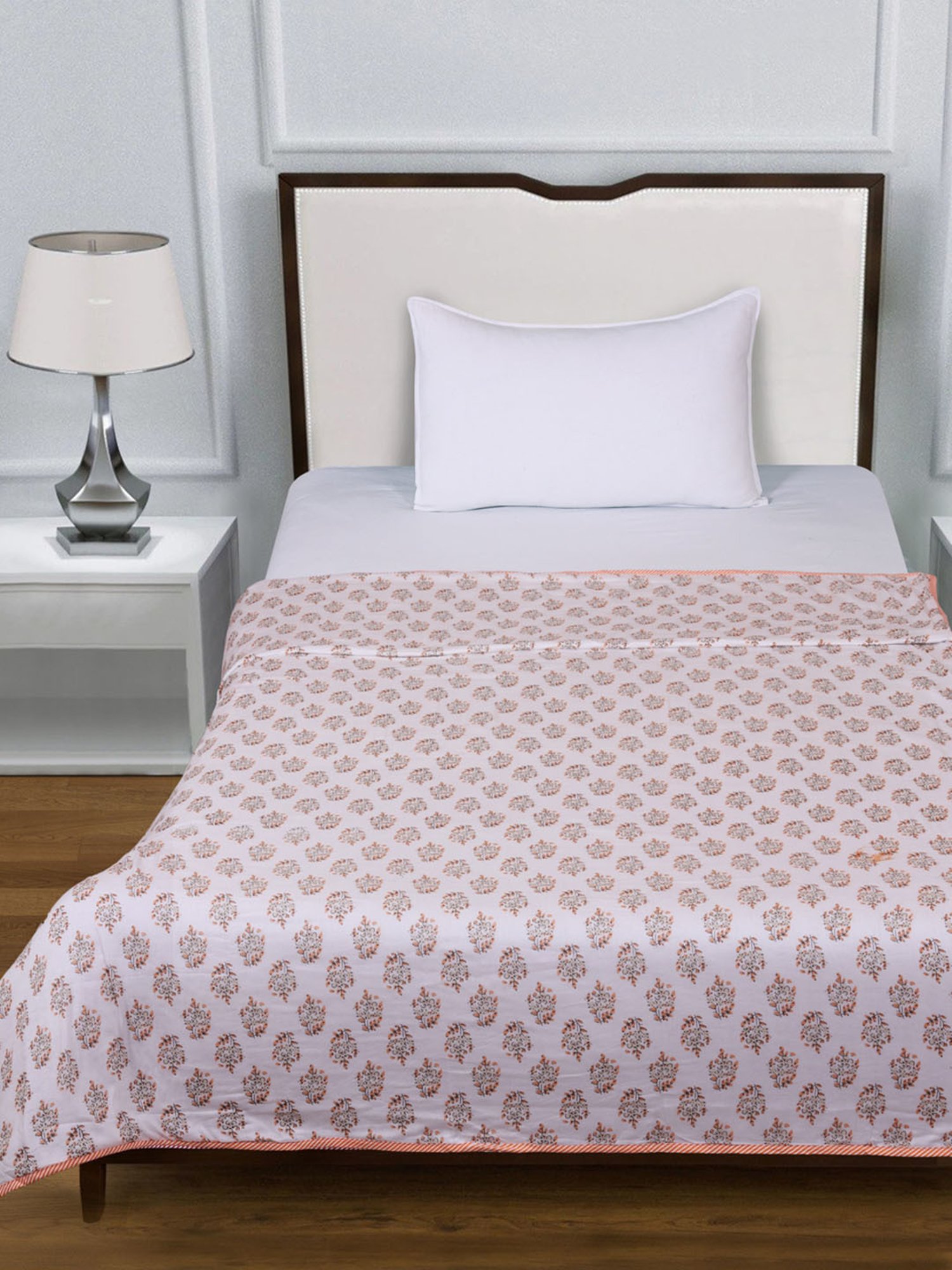 Romee Multi Cotton Floral Blankets Quilts and Dohars