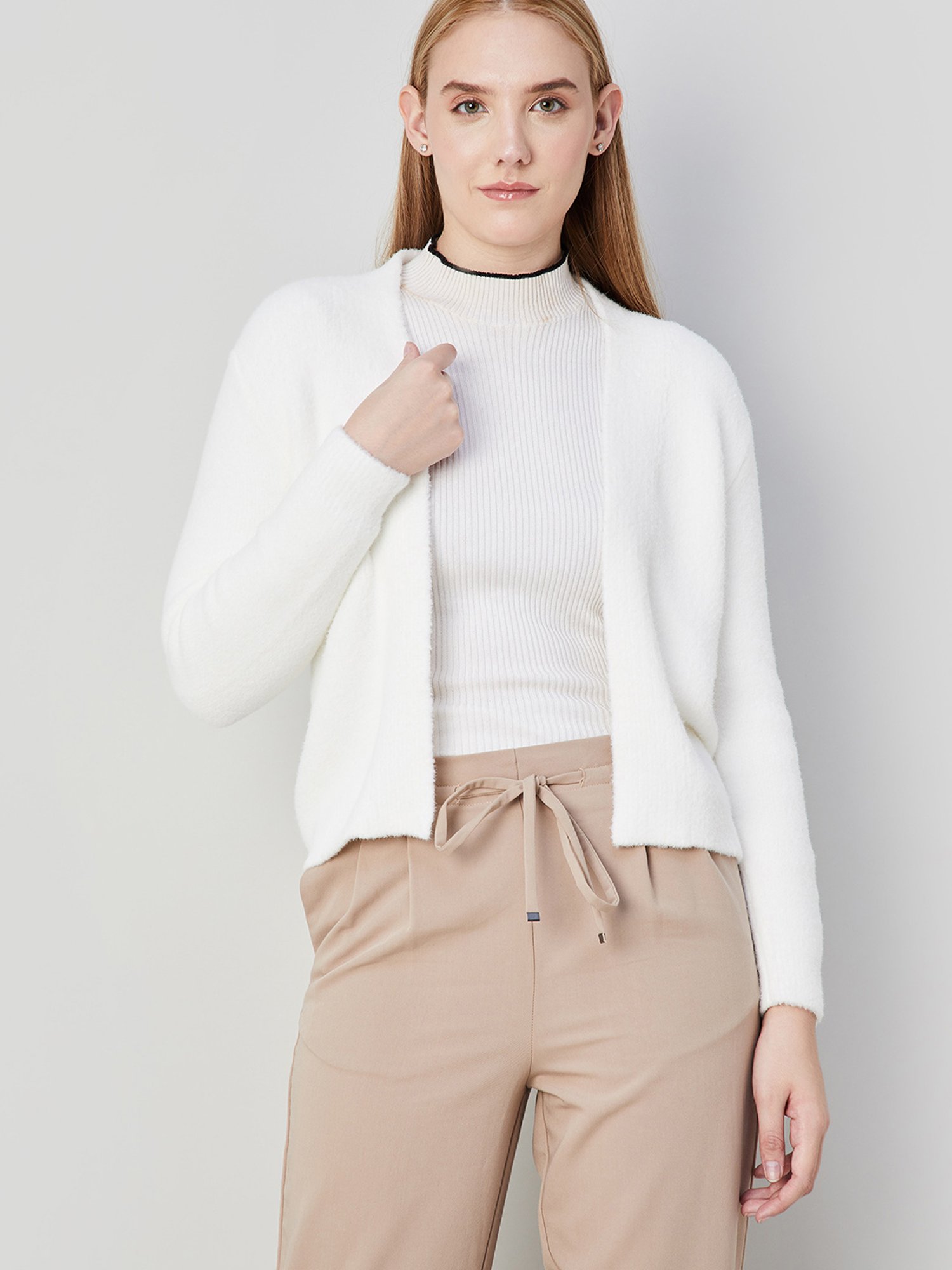 Code by Lifestyle Off White Cardigan