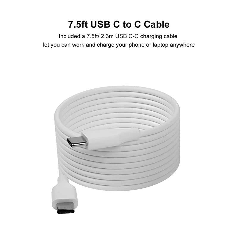 18W Fast Pixel Charger Fit for Google Pixel 5 4A 4 3 3A 2,Pixel XL 2XL 3XL 4XL Phone Pixel Stand PD Type USB C AC Power Supply Adapter Cord(White)